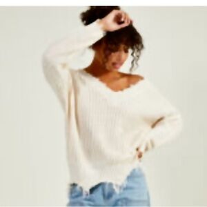 Altar’d State Kaelie Distressed Sweater